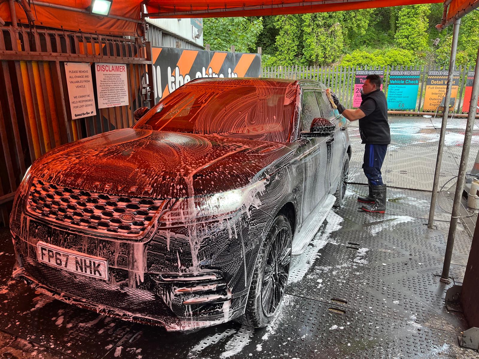 Bubbles Car Spa agitation stage