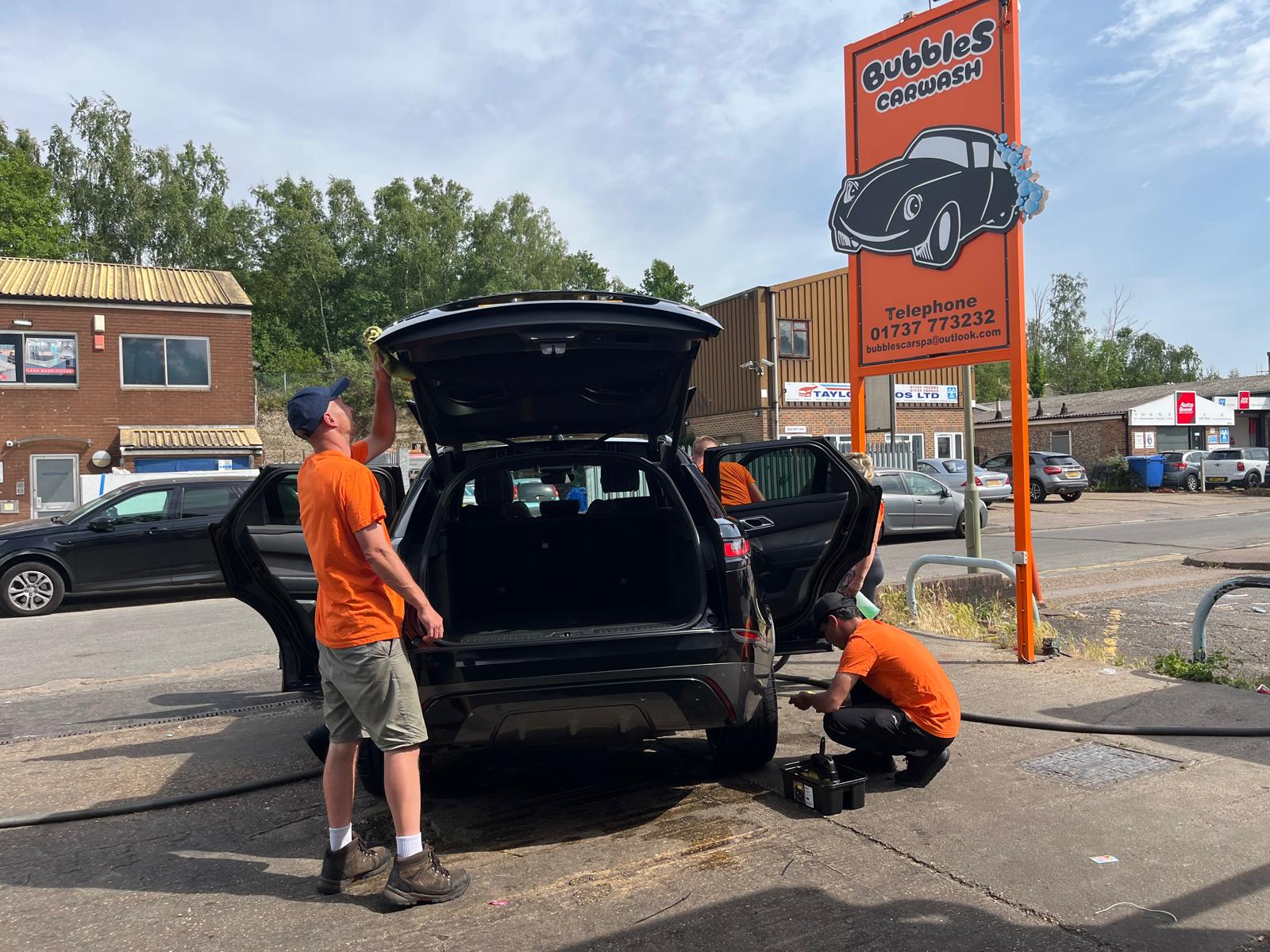 Exterior paint protection at Bubbles Car Spa